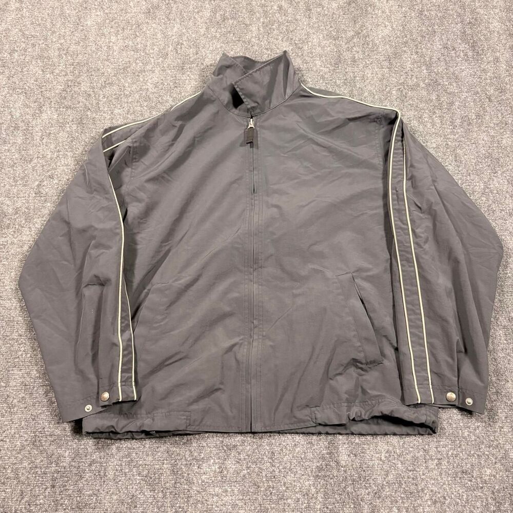 vintage y2k gap full zip track mesh lined windbreaker